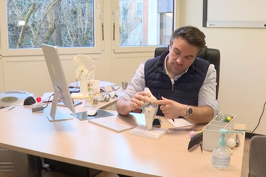 interview dr stevignon pari lindsey vonn jo 2026 chirurgien orhtopediste genou specialiste ruputre lca paris